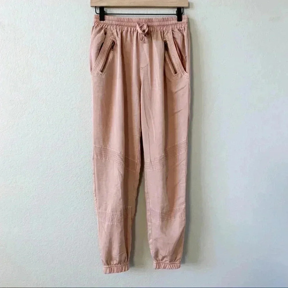 Topshop Pants - TOPSHOP Dusty Pink Soft Drawstring Joggers Trousers 6